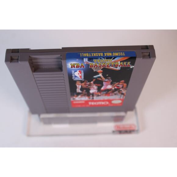 Tecmo NBA Basketball (Nintendo NES, 1992) Authentic, Cartridge Only - Picture 3 of 8